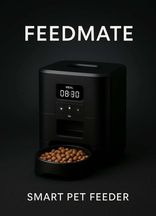 FeedMate™ – Smart Pet Feeder | Automatic Food Dispenser for Cats & Dogs – Smart Automatic Feeder for Cats and Dogs | Feedmate